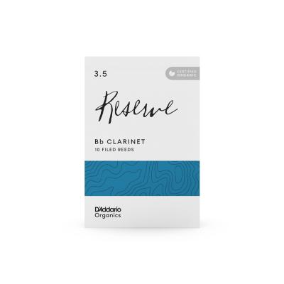 D’Addario Woodwinds ダダリオ ウッドウィンズ B♭クラリネット リード 10枚入り 硬さ：3.5 ダダリオ オーガニックス レゼルヴ 本体画像