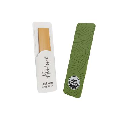 D’Addario Woodwinds ダダリオ ウッドウィンズ ソプラノサックス リード 10枚入り 硬さ:2.5 ダダリオ オーガニックス レゼルヴ リード本体と透明プラスチック袋