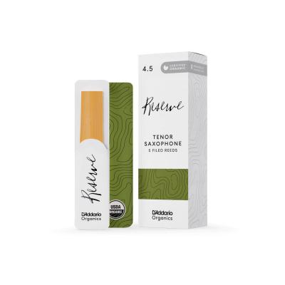 D’Addario Woodwinds ダダリオ ウッドウィンズ テナーサックス リード 5枚入り 硬さ:4.5 ダダリオ オーガニックス レゼルヴ