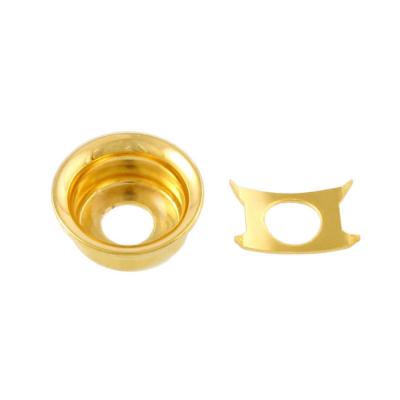 ALLPARTS オールパーツ AP-0275-002 Gold Input Cup Jackplate For Telecaster テレキャスター用ジャックプレート