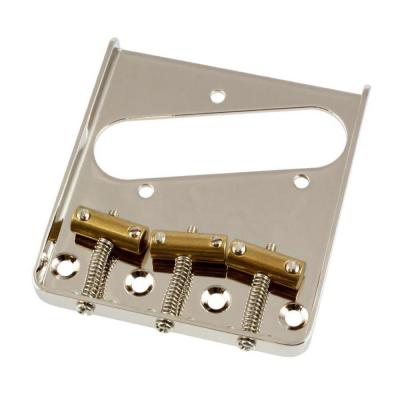 ALLPARTS オールパーツ TB-5125-L01 Left Nickel Vintage Compensated Saddle Bridge For Telecaster テレキャスターブリッジ