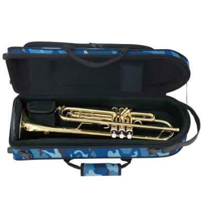 KIKUTANI キクタニ TR-CAMO BLU トランペット用ケース ロータリートランペット収納イメージ