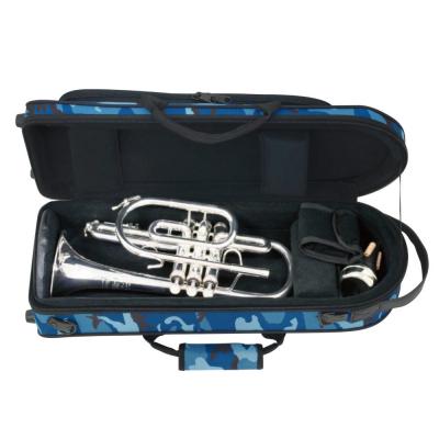 KIKUTANI キクタニ TR-CAMO BLU トランペット用ケース コルネット収納イメージ