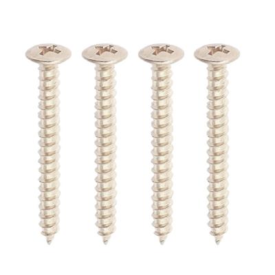 ALLPARTS オールパーツ GS-0005-001 Pack Of 4 Nickel Neckplate Screws ネックジョイント用スクリュー 4本入り