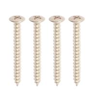 ALLPARTS オールパーツ GS-0005-001 Pack Of 4 Nickel Neckplate Screws ネックジョイント用スクリュー 4本入り