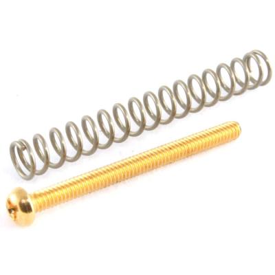 ALLPARTS オールパーツ GS-0012-002 Pack Of 4 Gold Humbucking Screws ハムバッキングピックアップ用高さ調整ビス ネジ 4本入り