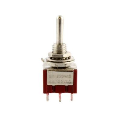 ALLPARTS オールパーツ EP-4181-010 Chrome On On Round Bat Mini Switch ミニスイッチ