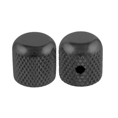 ALLPARTS オールパーツ MK-0110-003 Black Dome Knobs Set Of 02 コントロールノブ ブラック 2個セット