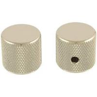 ALLPARTS オールパーツ MK-0115-001 Nickel Barrel Knobs Pk Of 2 コントロールノブ ニッケル 2個セット