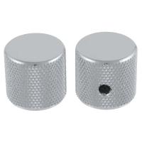 ALLPARTS オールパーツ MK-0115-010 Chrome Barrel Knobs Pk Of 2 コントロールノブ クローム 2個セット