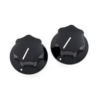 ALLPARTS オールパーツ PK-3256-023 Set Of Two Black Knobs For Mustang ムスタング用コントロールノブ ブラック 2個セット