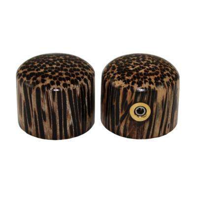 ALLPARTS オールパーツ PK-3196-000 Tigerwood Knobs Set Of 2Pcs コントロールノブ 2個入り