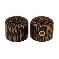 ALLPARTS オールパーツ PK-3196-000 Tigerwood Knobs Set Of 2Pcs コントロールノブ 2個入り