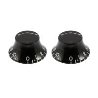 ALLPARTS オールパーツ PK-0140-023 Black Bell Knobs コントロールノブ ベルノブ 2個セット