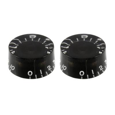 ALLPARTS オールパーツ PK-0130-023 Black Speed Knobs コントロールノブ スピードノブ 2個セット