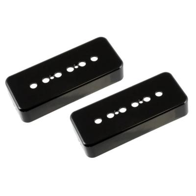 ALLPARTS オールパーツ PC-0746-023 50mm Black Soapbar Pickup Covers ピックアップカバー 2個セット