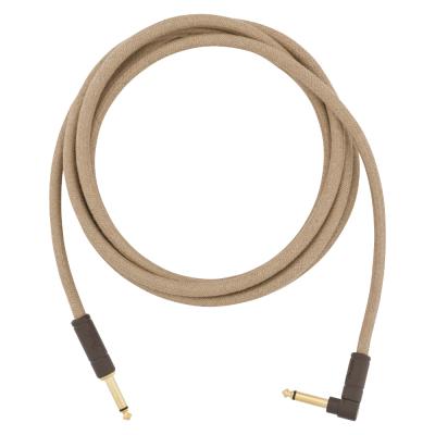 Fender フェンダー Festival Instrument Cable SL 10ft Pure Hemp Natural ギターケーブル ギターシールド ケーブル画像