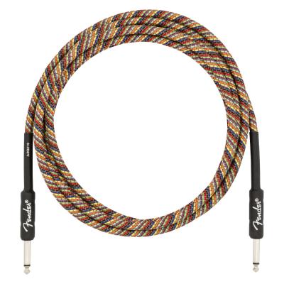 Fender フェンダー Festival Instrument Cable SS 10ft Pure Hemp Rainbow ギターケーブル ギターシールド ケーブル画像