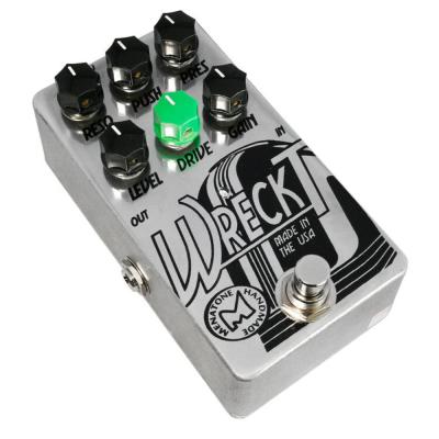 Menatone メナトーン Wreck’t オーバードライブ ギターエフェクター フットスイッチ側サイドから正面
