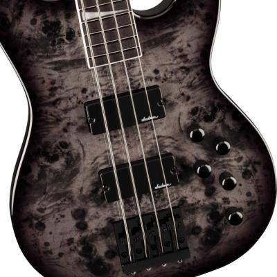 Jackson ジャクソン JS Series Concert Bass CB JS3P Transparent Black エレキベース ボディ画像