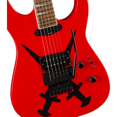 Jackson ジャクソン Limited Edition X Series Soloist SL1A DX Red Cross Daggers エレキギター ボディトップ画像