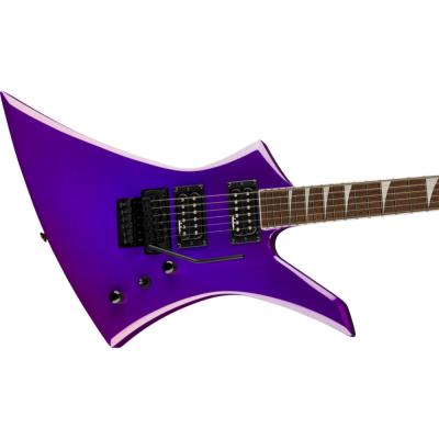 Jackson ジャクソン X Series Kelly KEX Deep Purple Metallic エレキギター ボディ斜めアングル画像