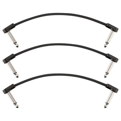 Fender フェンダー Blockchain 6インチ Patch Cable 15cm ギターケーブル 3本セット