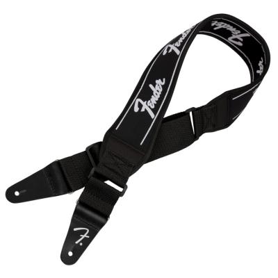 Fender フェンダー Swell Neoprene Logo Strap Running Logo 2.5インチ ギターストラップ 全体