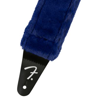 Fender フェンダー Poodle Polyester Strap Blue ブルー ギターストラップ ストラップエンド