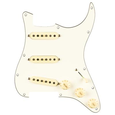 Fender フェンダー Pre-Wired Strat Pickguard Pure Vintage ’65 11 Hole PG 配線済みピックアップセット