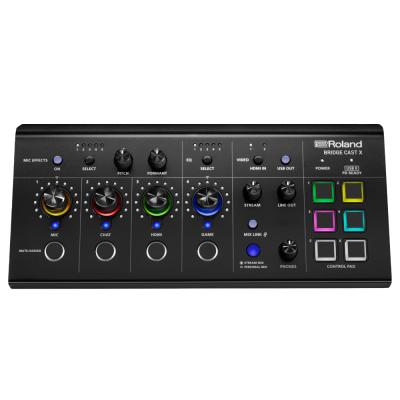 ROLAND ローランド BRIDGECSTX Dual Bus Gaming Audio Mixer with Video Capture ゲーミングミキサー