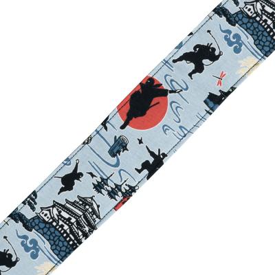 ARIA アリア SPS-2400NJ 忍者柄 ギターストラップ ユニークなニンジャ柄