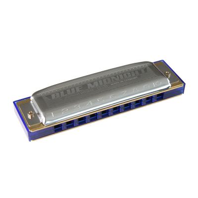 HOHNER ホーナー Blue Midnight 595/20 A調 10穴ハーモニカ ブルースハープ 全体像