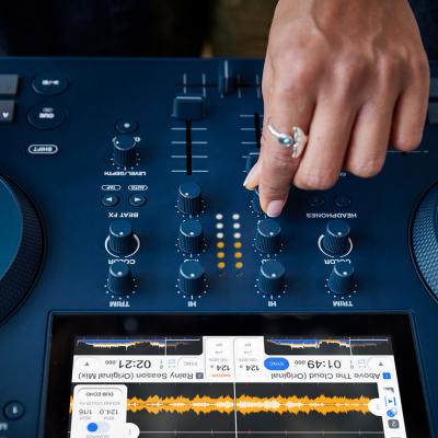AlphaTheta OMNIS-DUO ポータブルオールインワンDJシステム オムニスデュオ バッテリー内蔵 コントロール部