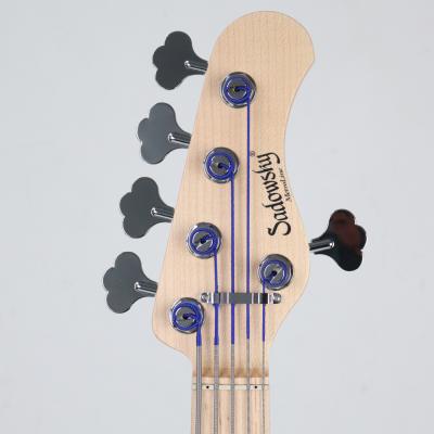 Sadowsky サドウスキー MetroLine ML21 VJ5 ASH 5-String Solid Dark Lake Placid Blue Metallic High Polish 5弦エレキベース ヘッド画像1