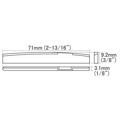 SCUD スカッド HSBV-ST1 テイラータイプ用サドル サイズ図画像