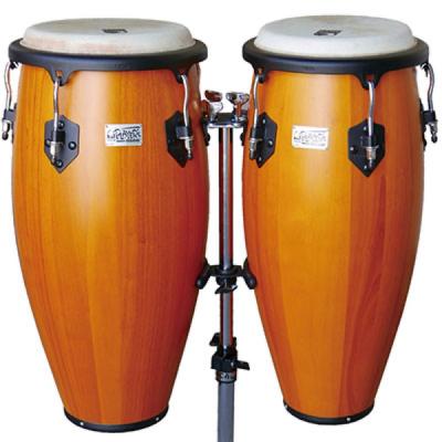 TOCA トカ 2800A Players 10+11インチ Wood Conga Set Amber コンガ アンバー スタンド付き アップ画像