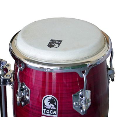 TOCA トカ 3100CF Elite Pro 11+11-3/4インチ Conga Set Crimson Maple Fade コンガ スタンド付き サブ画像