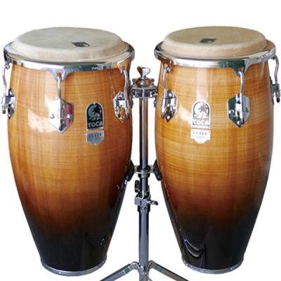 TOCA トカ 3100NF Elite Pro 11+11-3/4インチ Conga Set Natural Maple Fade コンガ スタンド付き アップ画像