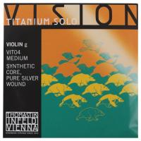 Thomastik Infeld Vision Titanium Solo VIT04 G線 シルバー バイオリン弦