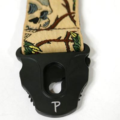Perri’s ペリーズ TWSPL-7058 SKULL & ROSES JACQUARD ギターストラップ TWSPL-7058 SKULL & ROSES JACQUARD ギターストラップ ロック