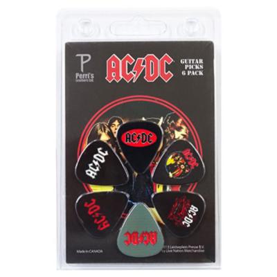 Perri’s ペリーズ LP-ACDC1 ACDC 6PICKS Guitar Pick ギターピックセット