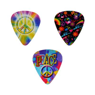 Perri’s ペリーズ LP-PP05 THE PEACE 6PICKS Guitar Pick ギターピックセット ピックデザイン画像