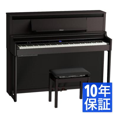 【組立設置無料サービス中】 ROLAND ローランド LX-6-DRS 電子ピアノ 高低自在椅子付き ダークローズウッド