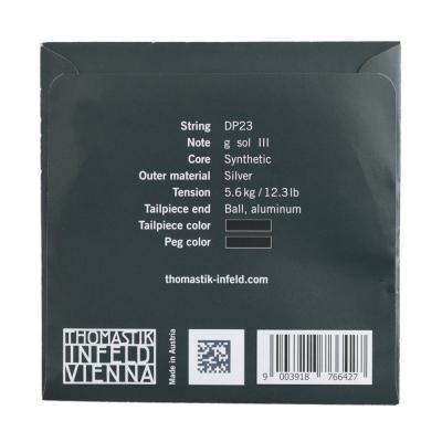 Thomastik Infeld Dominant Pro DP23 ドミナント プロ G線 シルバー ビオラ弦 裏面