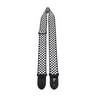 Perri’s ペリーズ LPCP-591 2インチ BLACK/WHITE Checker Design On Polyester Guitar Strap ギターストラップ