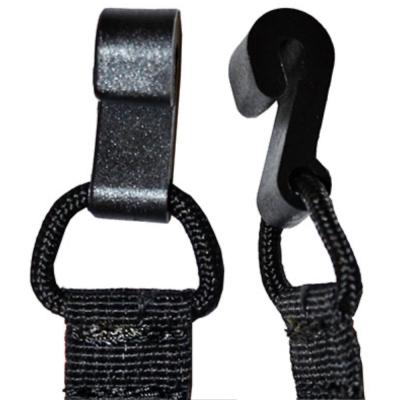 Perri’s ペリーズ UKECL-6658 1.5インチ CLASSICAL NYLON Brown ウクレレストラップ フック部分