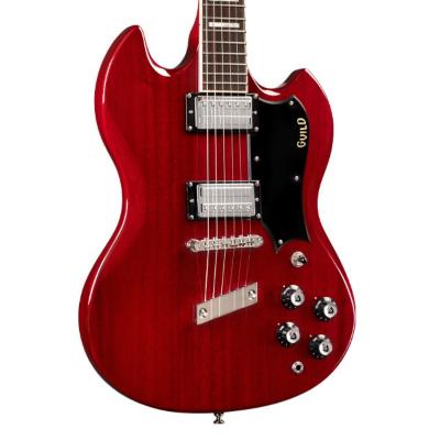 GUILD ギルド Polara deluxe cherry red エレキギター ボディサイドl、トップ