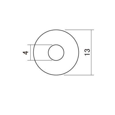 SCUD スカッド EP-FWWHH ストラップピンフェルト ホワイト 2個入り サイズ図画像