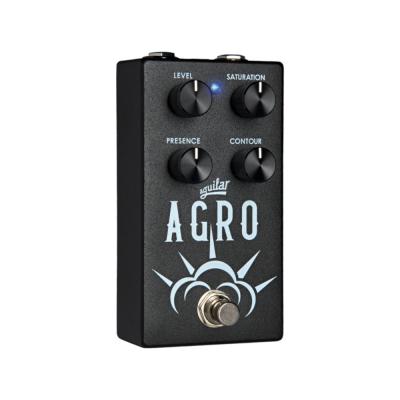 アギュラー ベース用オーバードライブ AGUILAR AGRO PEDAL N AG500の歪み回路をベースにしたエフェクター ベース オーバードライブ サイドからのアングル